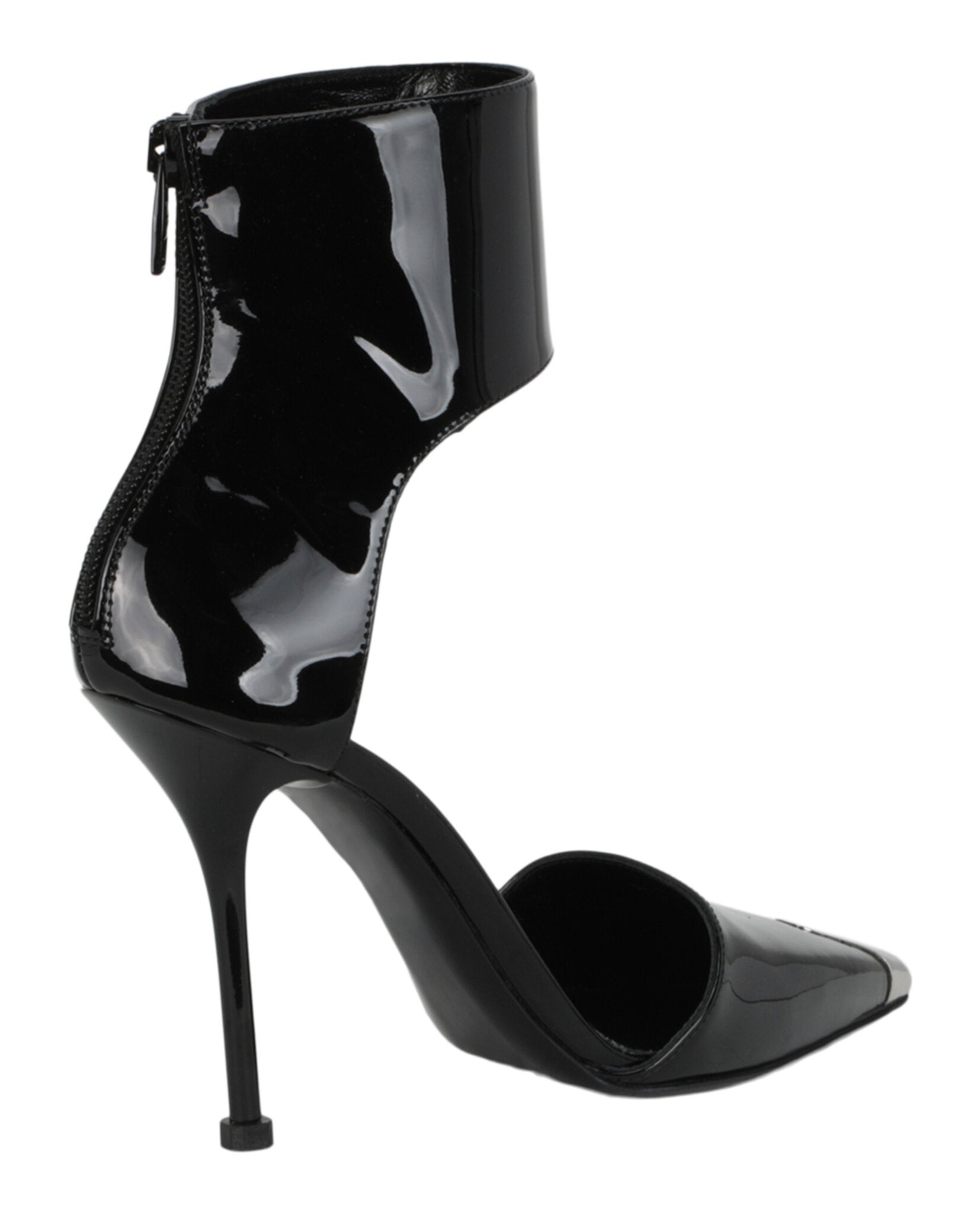 Alexander McQueen Womens Punk Patent Leather Heels