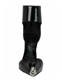 Alexander McQueen Womens Punk Patent Leather Heels