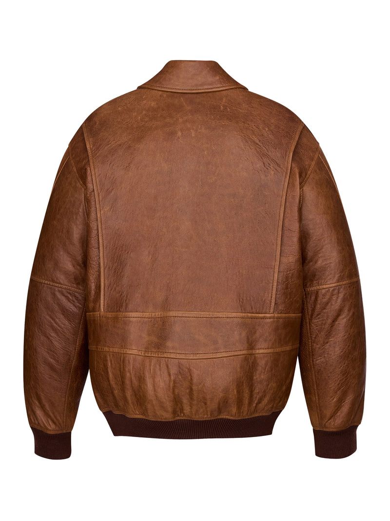 Saint Laurent Women Padded Bomber Jacket In Glossy Hammered Lambskin