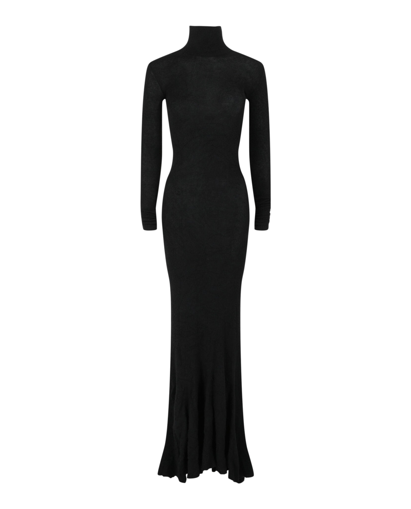 Balenciaga Balenciaga Womens Maxi Godet Dress