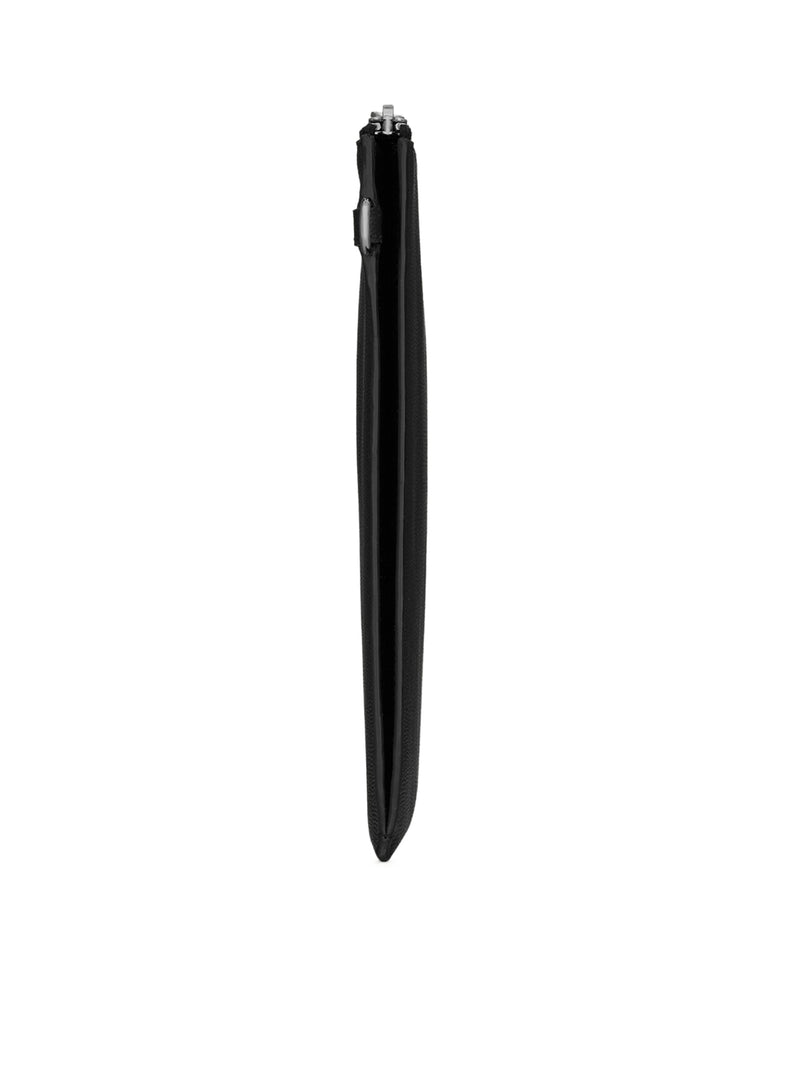 Saint Laurent Saint Laurent Men Saint Laurent Paris Tablet Holder With Zip In Grain De Poudre Embossed Leather