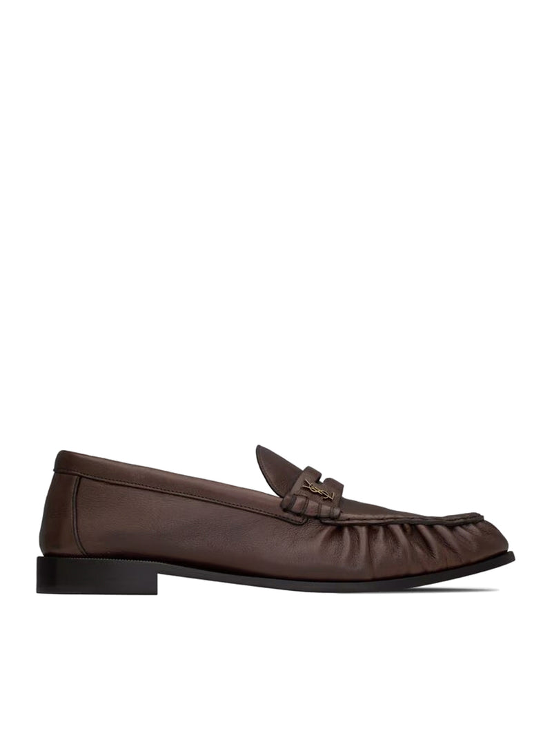 Saint Laurent Saint Laurent Men Le Loafer Soft Moccasins In Matt Leather