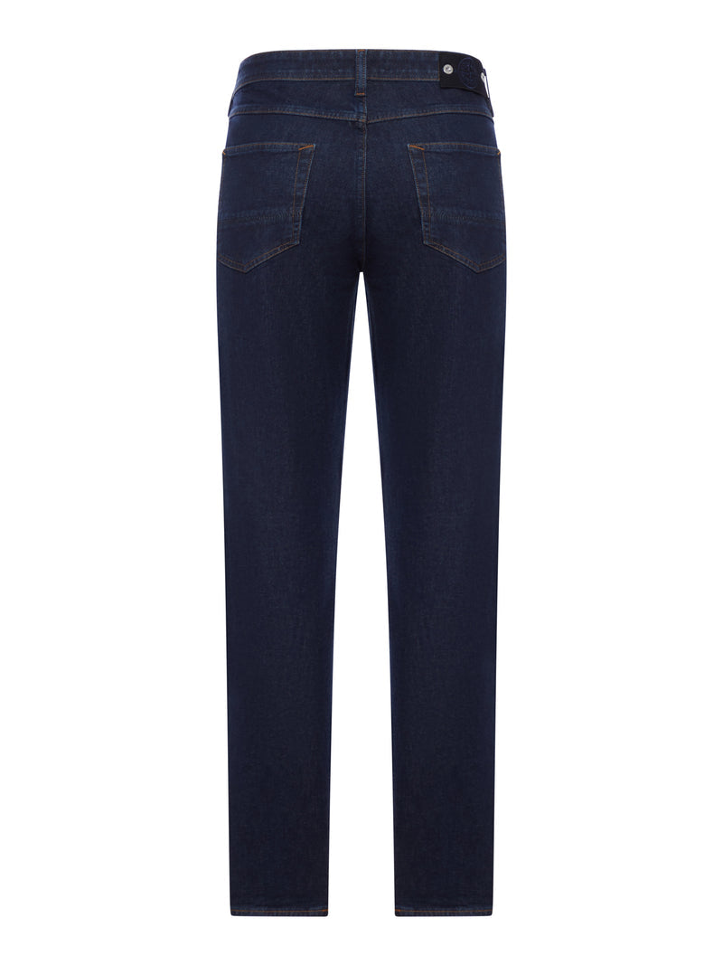 Stone Island Stone Island Men Slim Jeans With Compass Logo