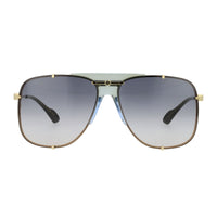 Gucci Gucci Sunglasses Aviator Full Rim, Gold Frame and Grey Gradient Lens GG0739SA001