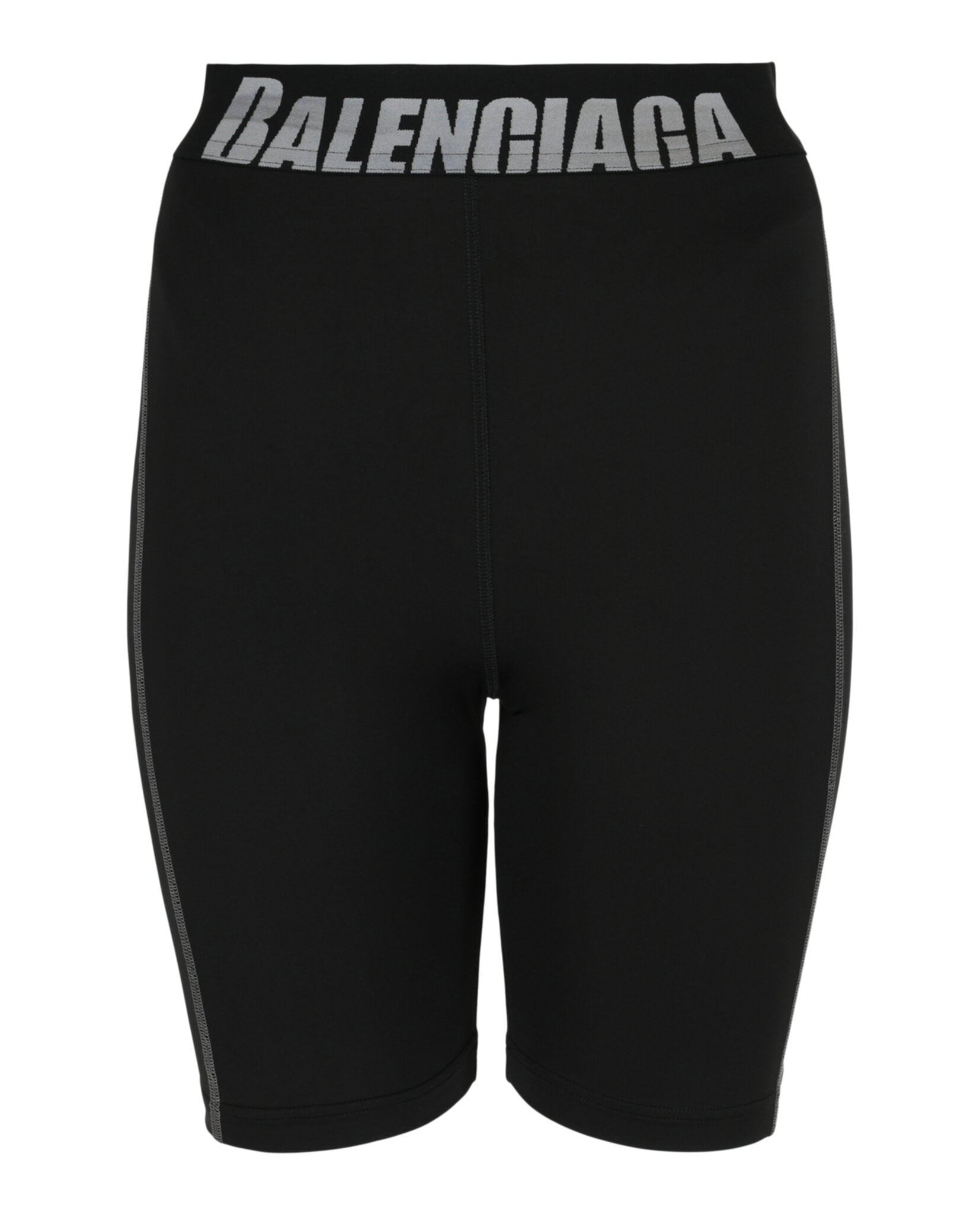Balenciaga Womens Logo Cycling Shorts