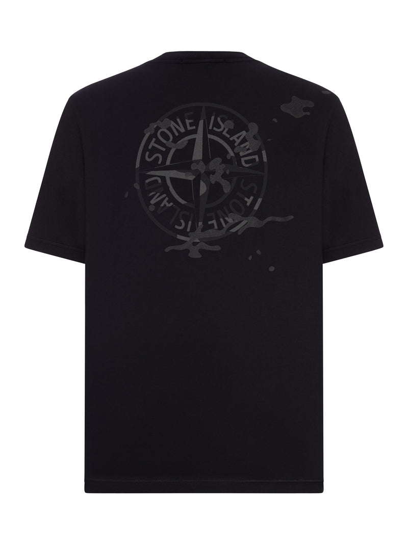 Stone Island Stone Island Men T-Shirt With Compass Logo Print