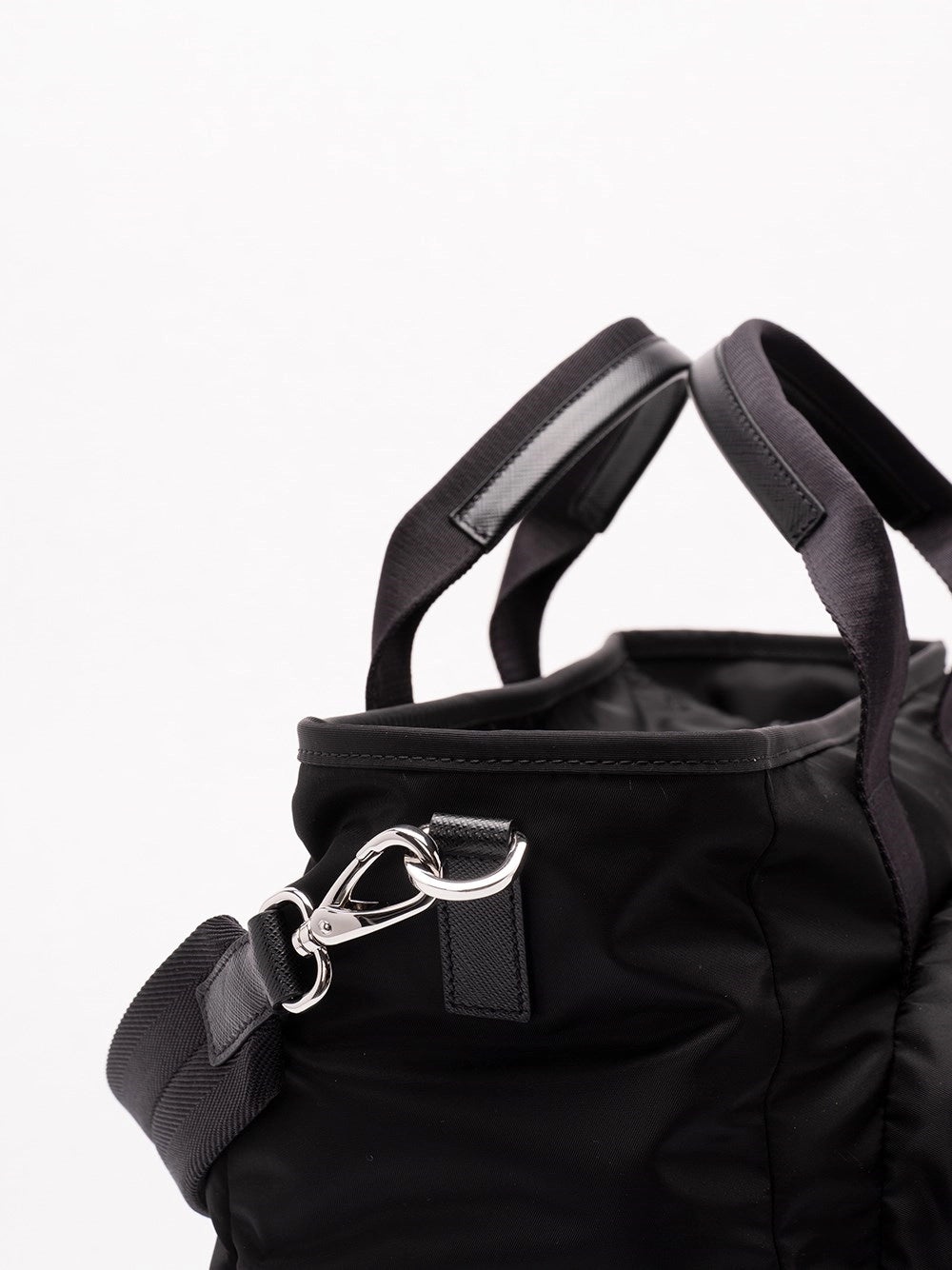 Prada Men Re-Nylon And Saffiano Leather Shoulder Bag