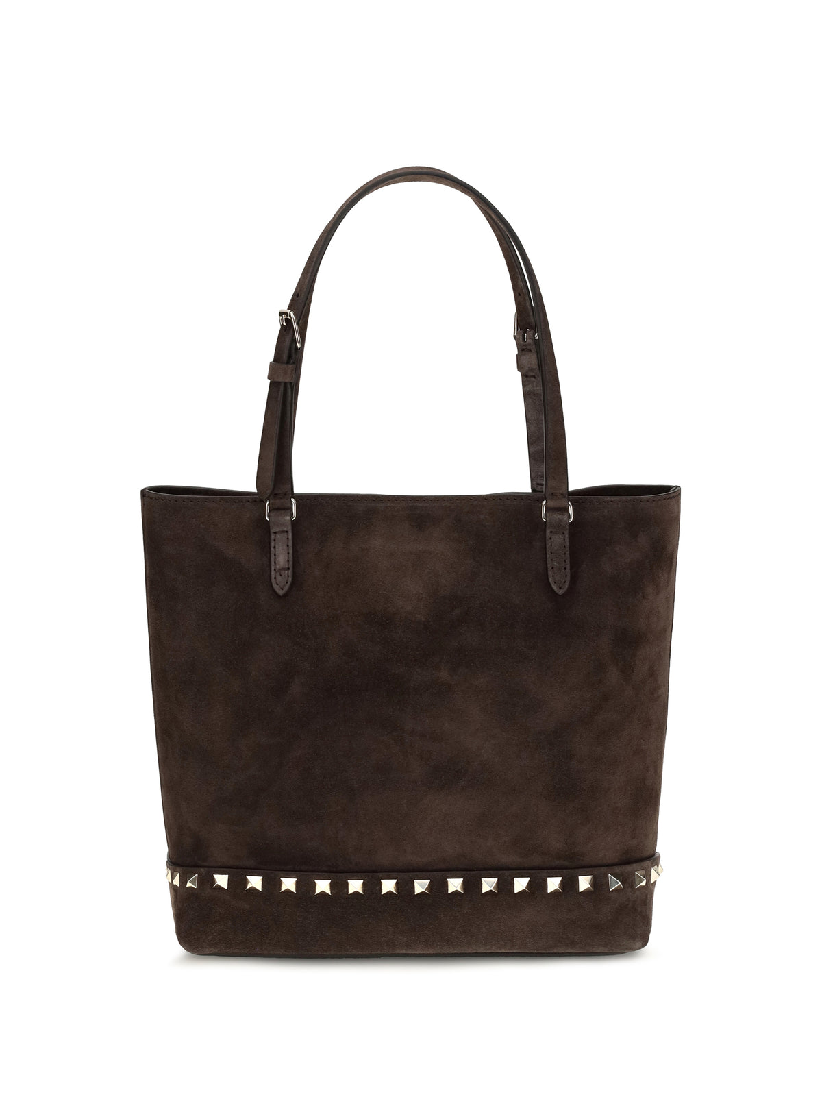 Valentino Garavani Women Small Rockstud Suede Tote Bag
