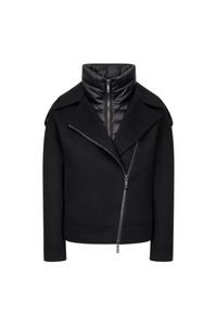 Moorer Moorer Viana-Cwx Biker Jacket Nero