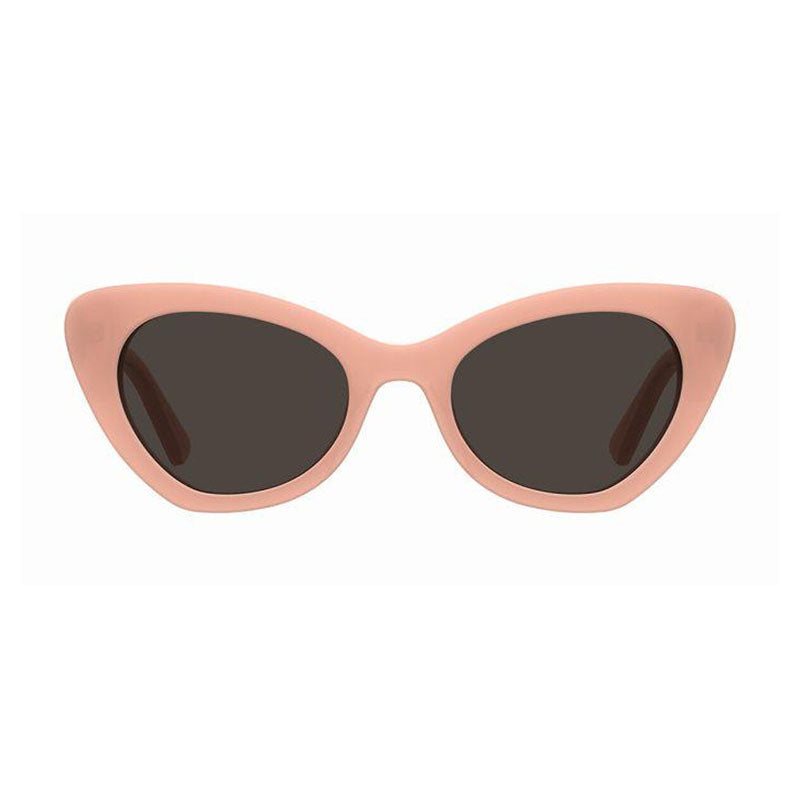 Moschino Sunglasses Cat Eye Full Rim, Orange Frame and Grey Lens MOS147/S0L7QIR