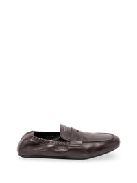 Prada Prada Men Shuffle Antiqued Leather Loafers