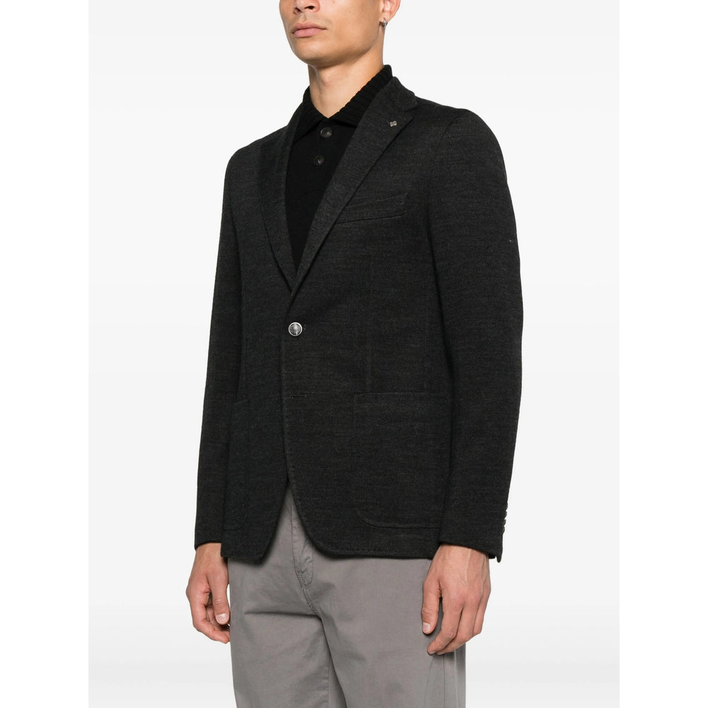 Tagliatore Black Jackets - Blazers Men