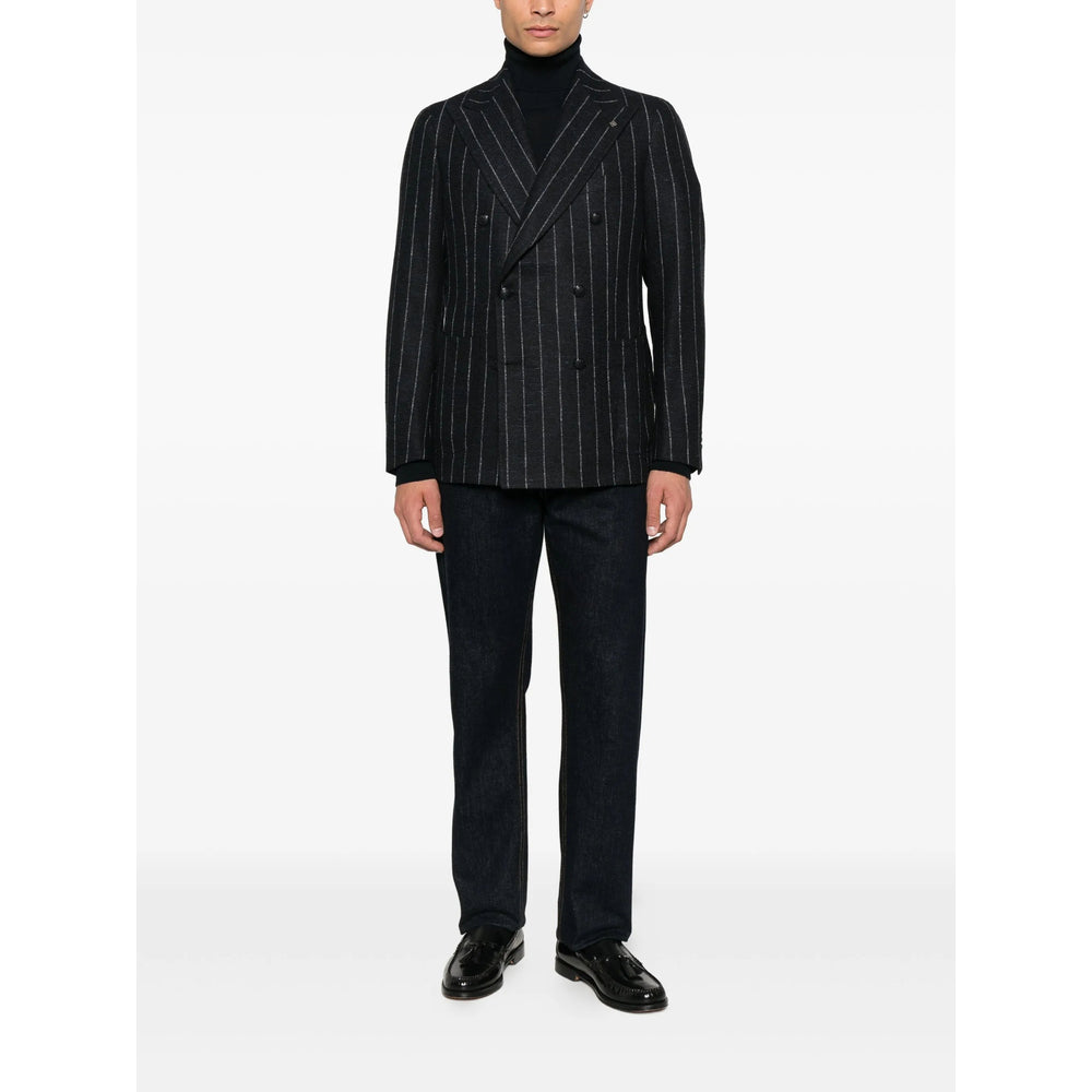 Tagliatore Black Jackets - Suit & Dinner Jackets Men