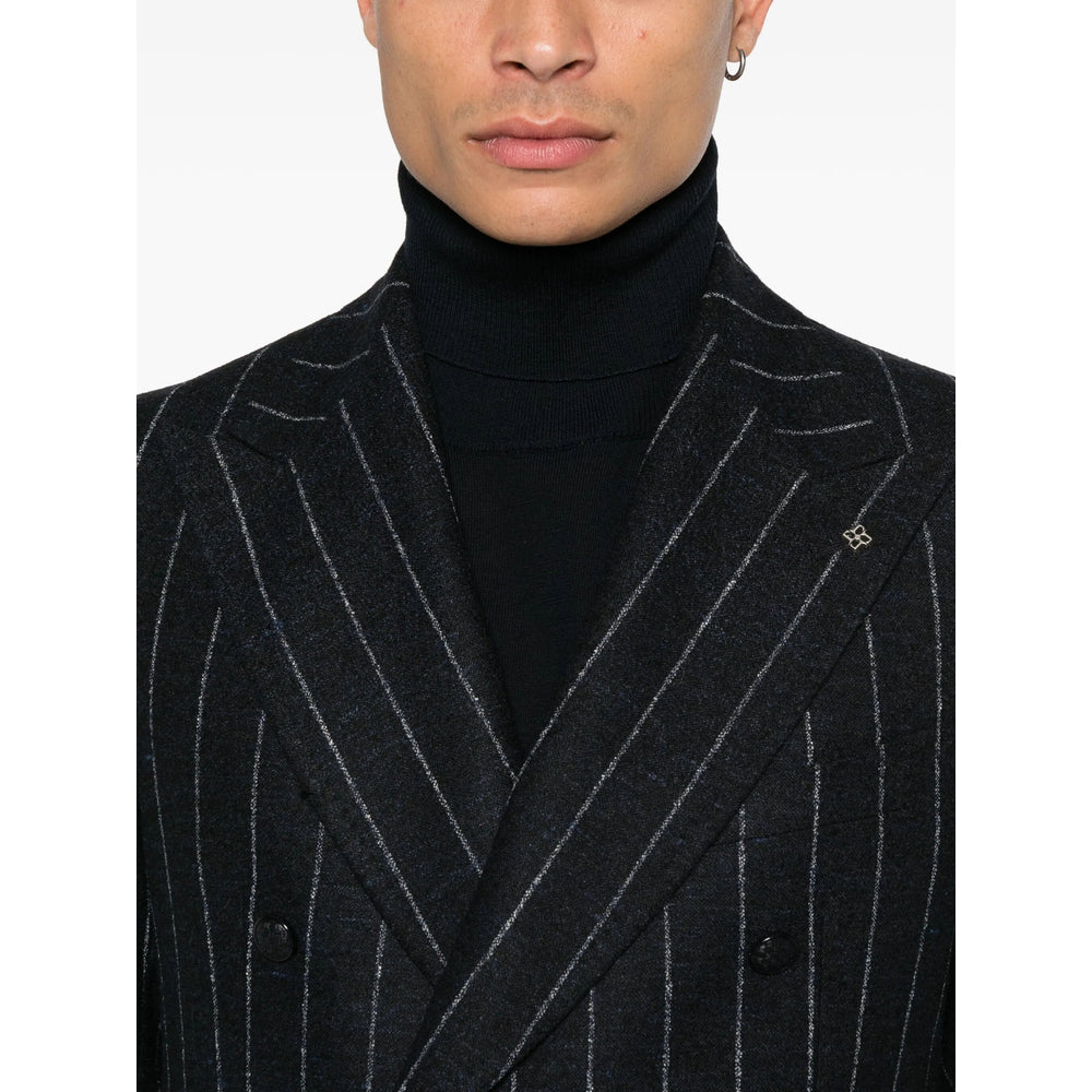 Tagliatore Black Jackets - Suit & Dinner Jackets Men