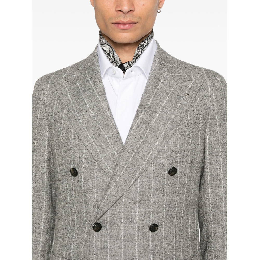 Tagliatore Tagliatore Grey Jackets - Suit & Dinner Jackets Men