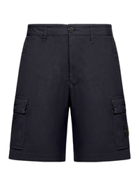 Stone Island Stone Island Men Cargo Bermuda Shorts With Removable Badge