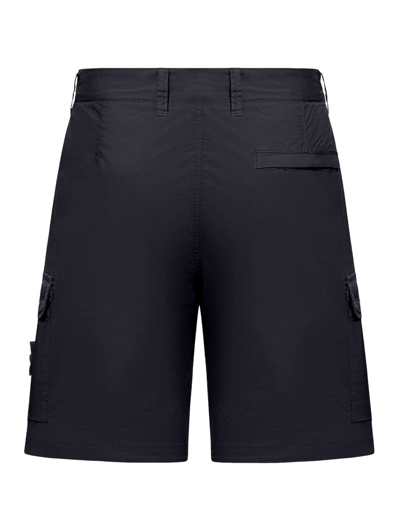 Stone Island Stone Island Men Cargo Bermuda Shorts With Removable Badge