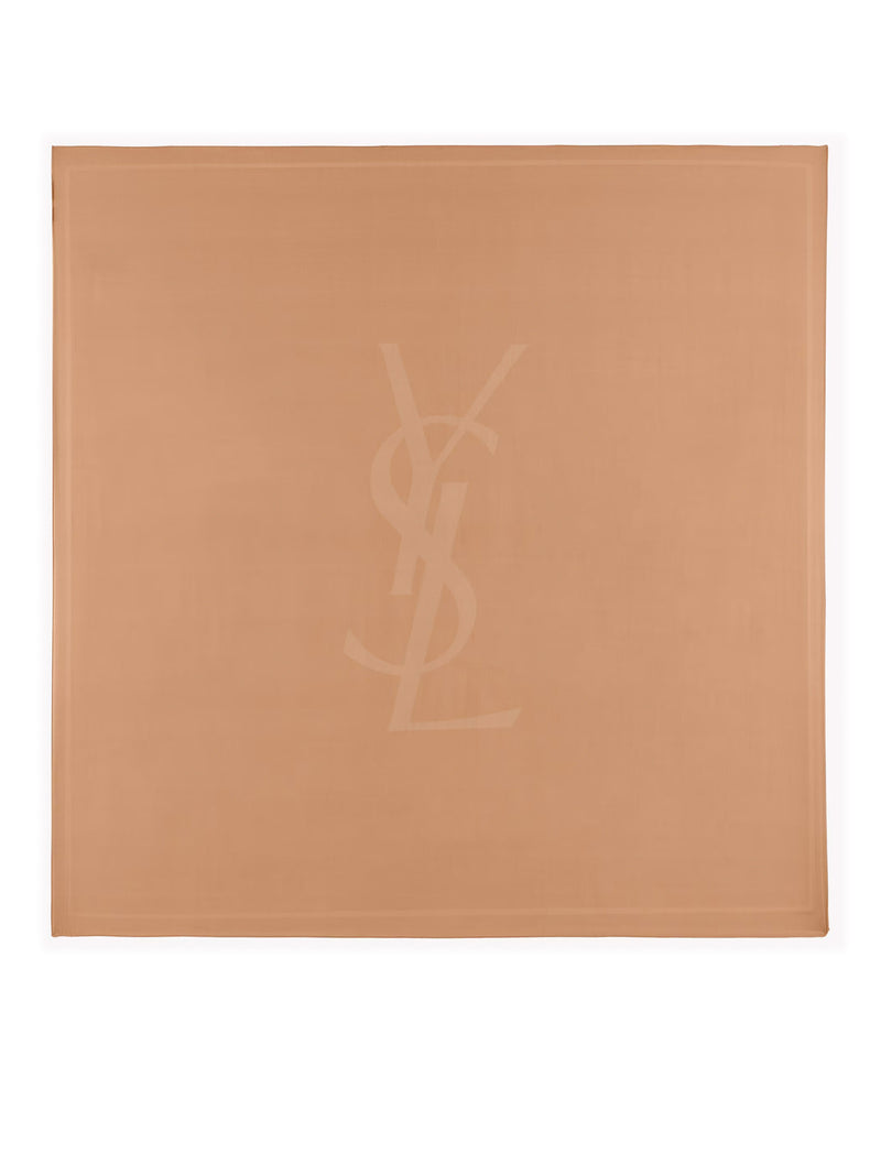 Saint Laurent Saint Laurent Women Cassandre Square Scarf In Silk Charmeuse