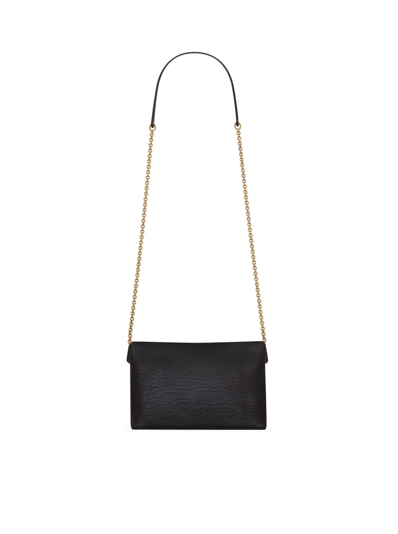 Saint Laurent Saint Laurent Women Cassandre Small Lambskin Chain Clutch
