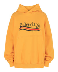 Balenciaga Balenciaga Womens Hand Drawn Political Campaign Logo Hoodie