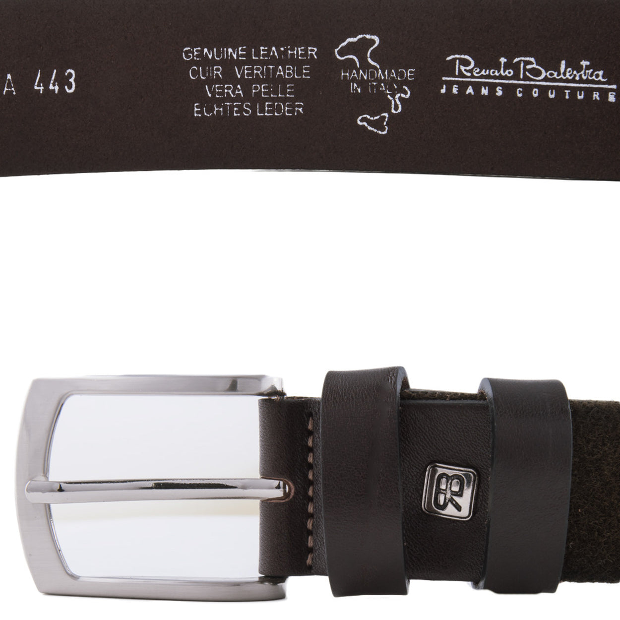 Renato Balestra A443/40 Leather Mens Belt