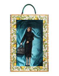 Dolce & Gabbana Dolce & Gabbana Black Dress MARIA Porcelain Fashion Show Leather Sicily Women's Dolls
