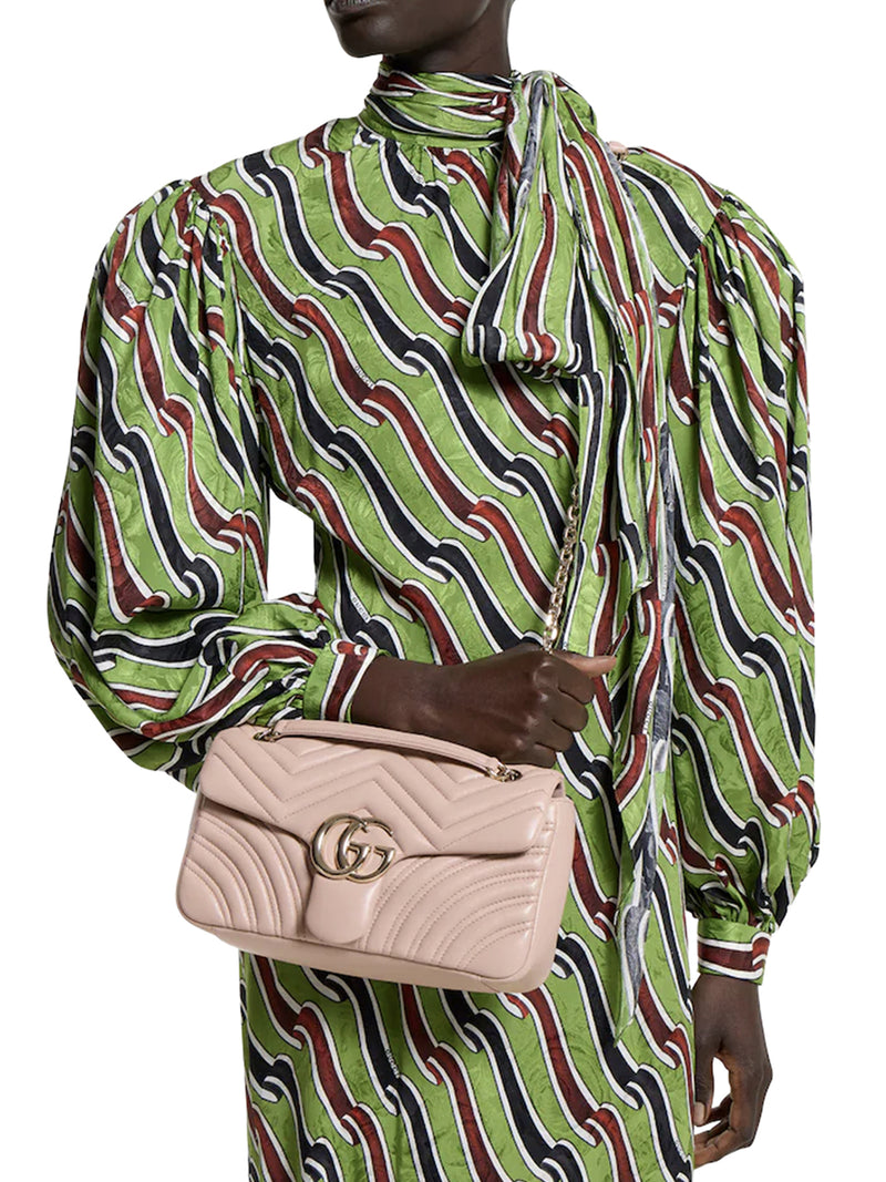 Gucci Women Gg Marmont Medium Shoulder Bag