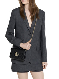 Gucci Women Gg Marmont Chain ??Wallet