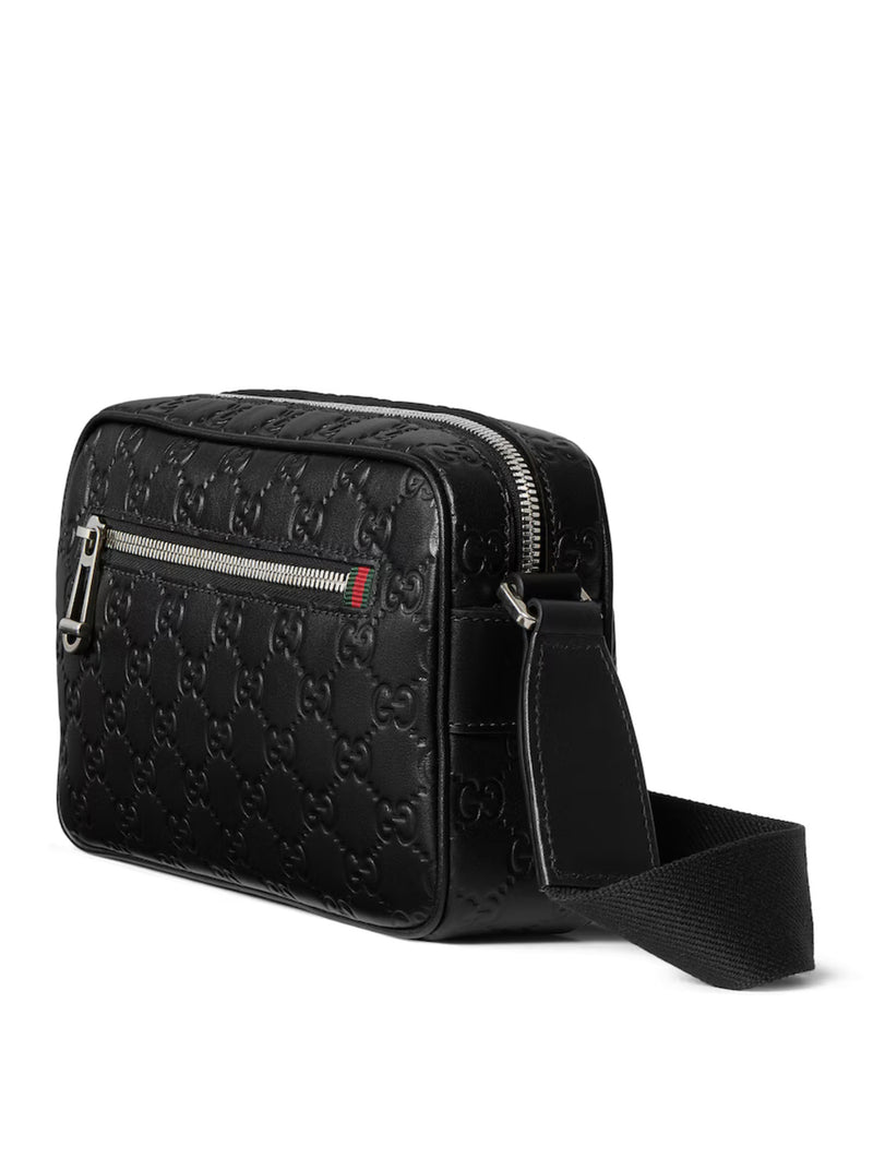 Gucci Men Small Gg Emblem Shoulder Bag