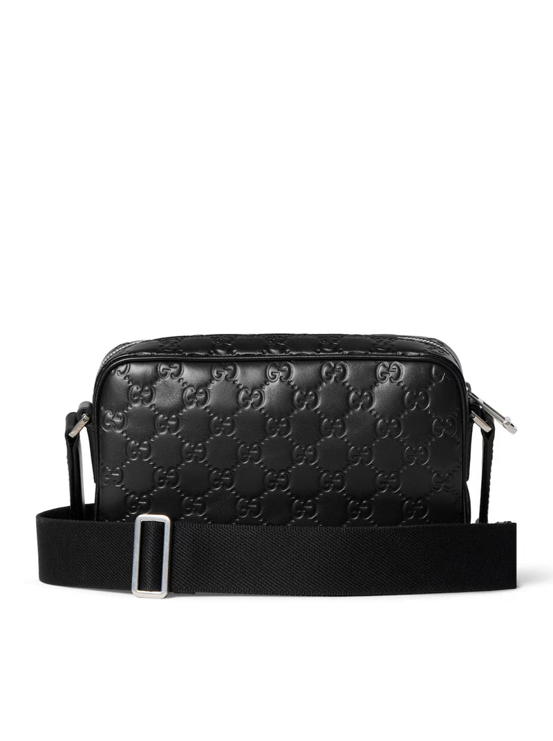 Gucci Men Small Gg Emblem Shoulder Bag