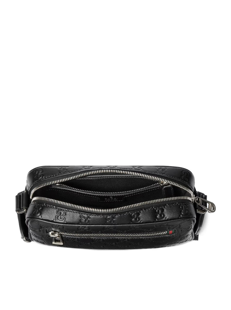 Gucci Men Small Gg Emblem Shoulder Bag