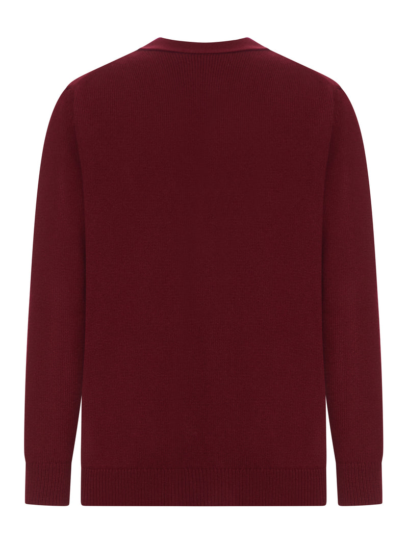 Gucci Men Cashmere Cardigan With Logo On The Chest