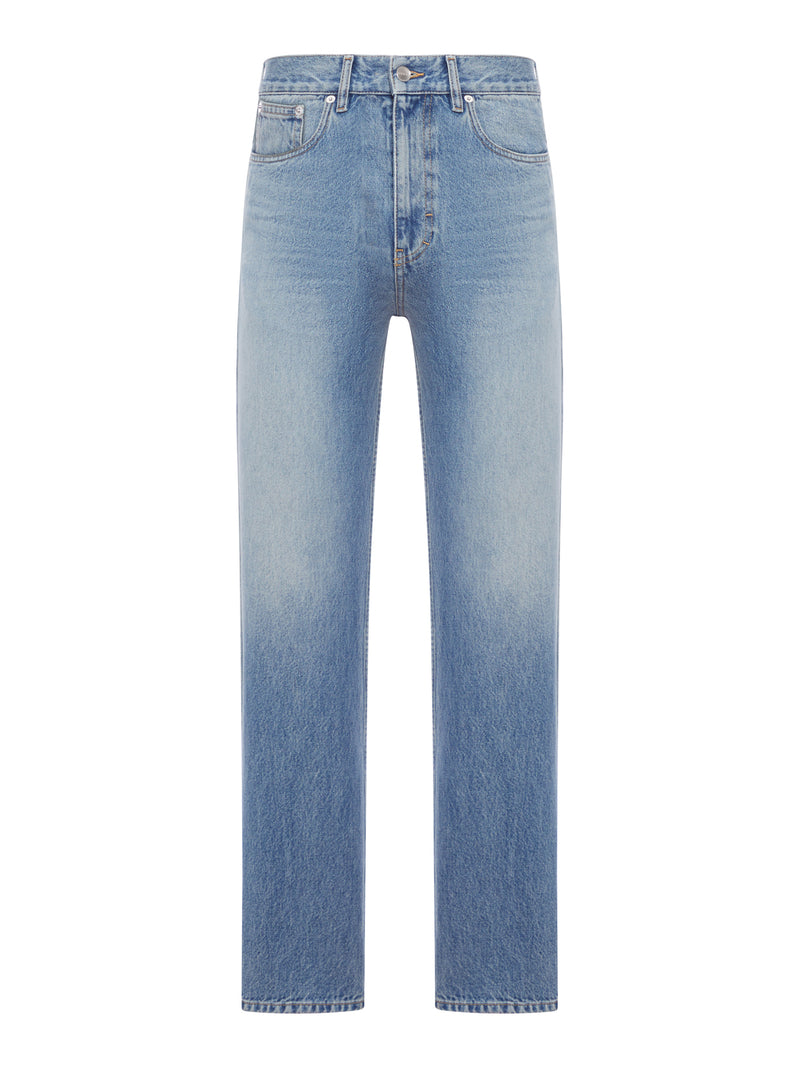 Gucci Men Slim-Fit Cotton Denim Trousers