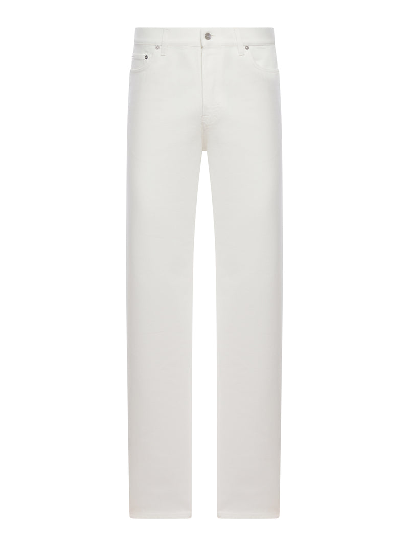 Gucci Men White Denim Jeans