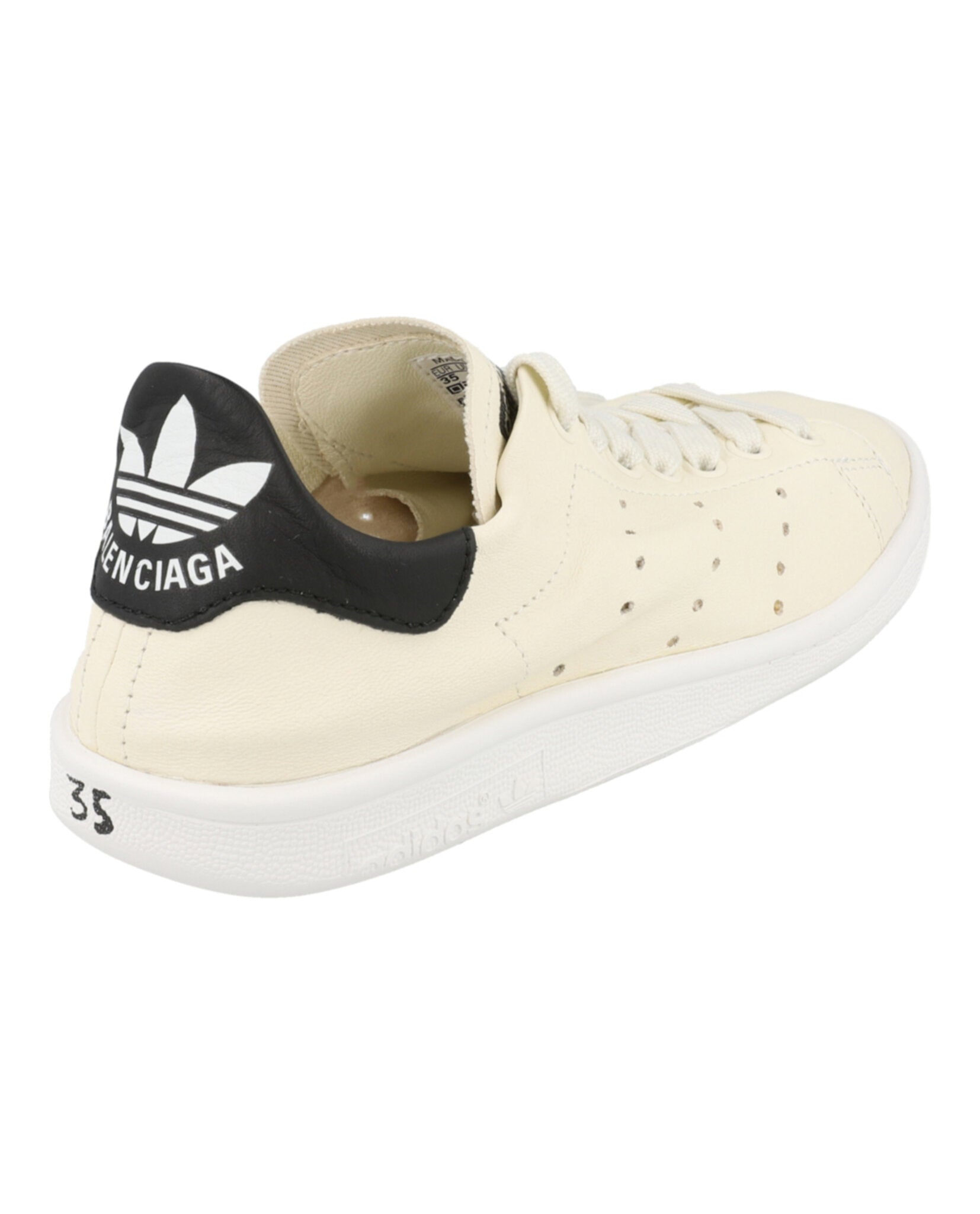 Balenciaga Womens Adidas x Stan Smith Sneakers