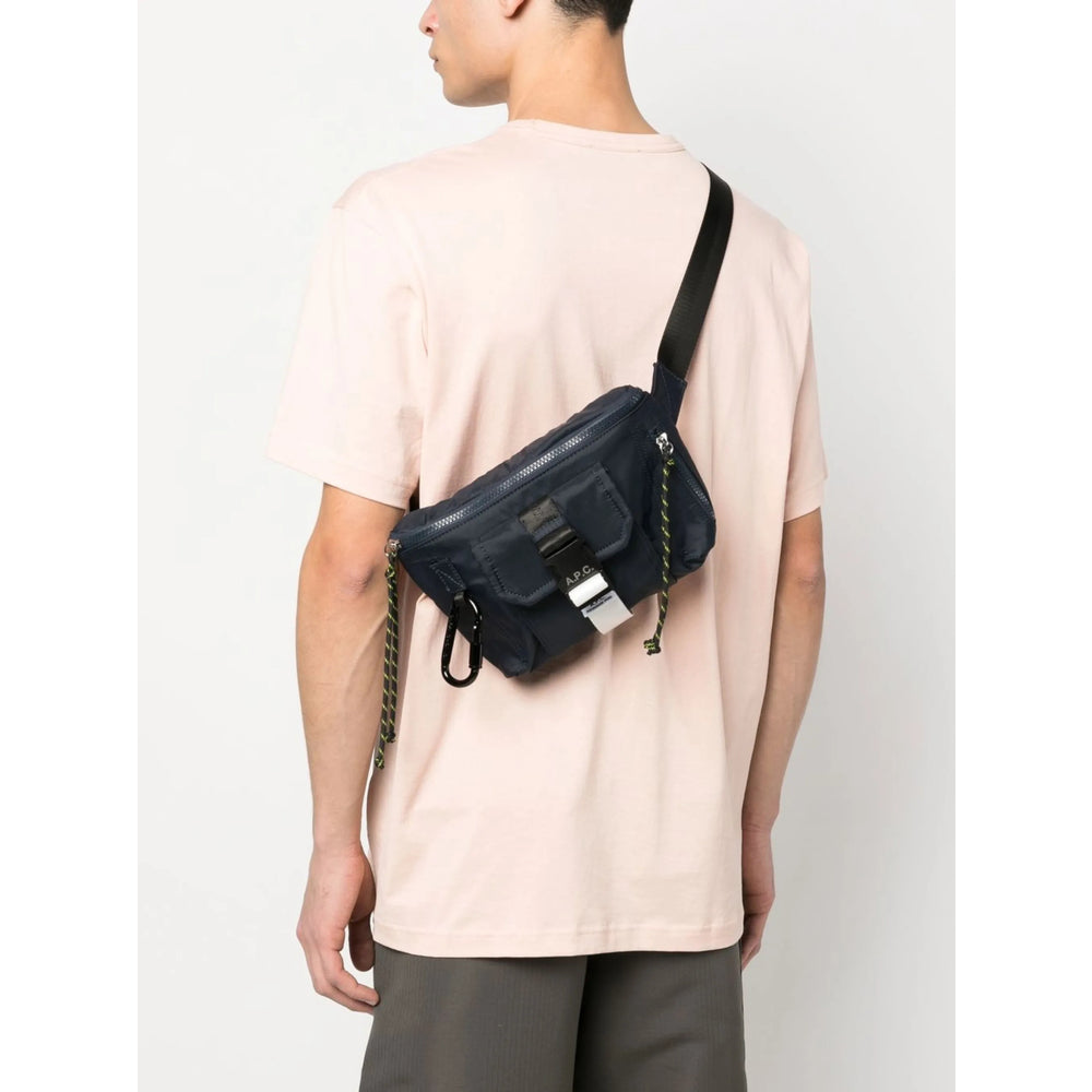A.P.C. Blue Belt Bags Men