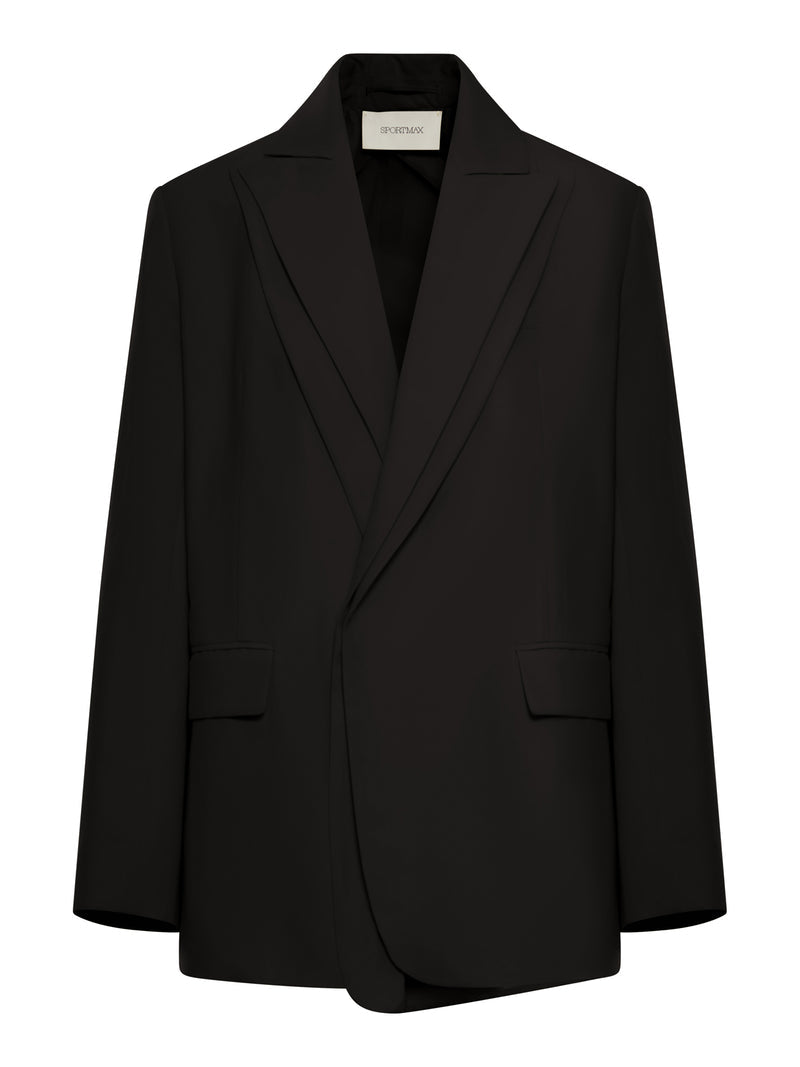 Sportmax Sportmax Women Double Collar Blazer In Viscose Blend