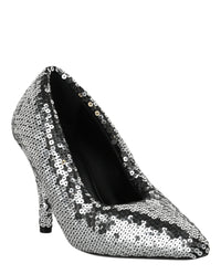 Balenciaga Womens XL Sequin Pumps