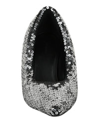 Balenciaga Womens XL Sequin Pumps