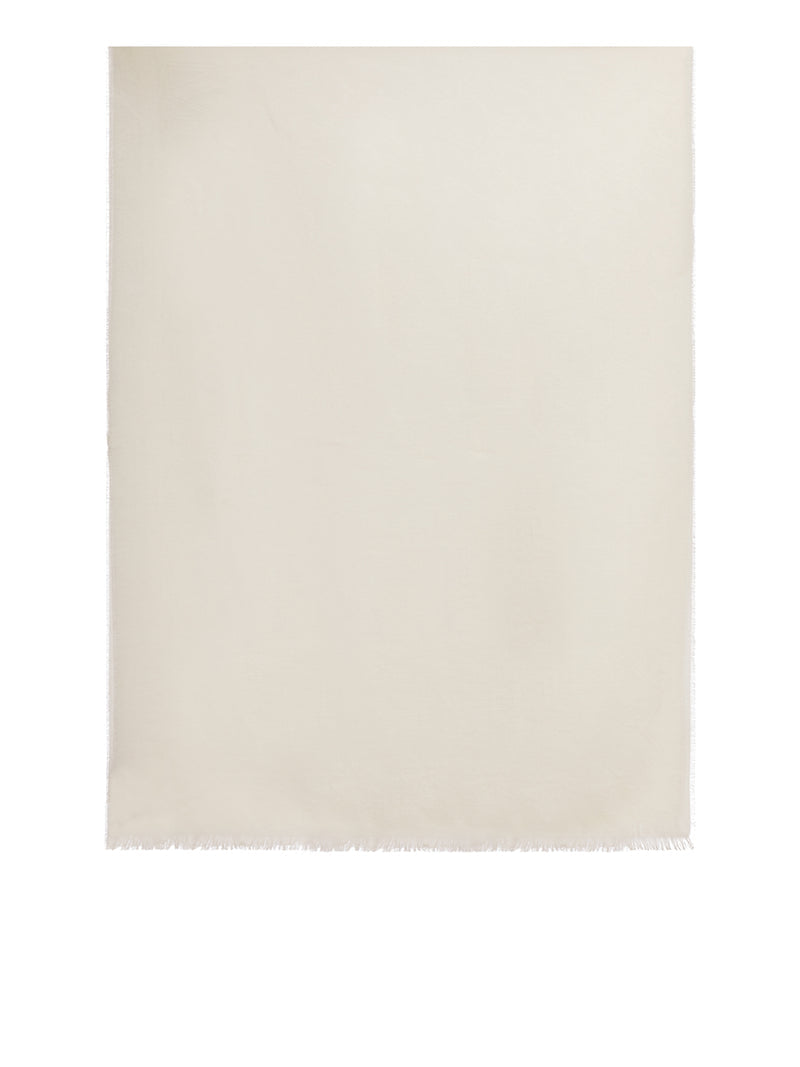 Max Mara Max Mara Women Vetusta Wool And Silk Scarf With Jacquard Logo