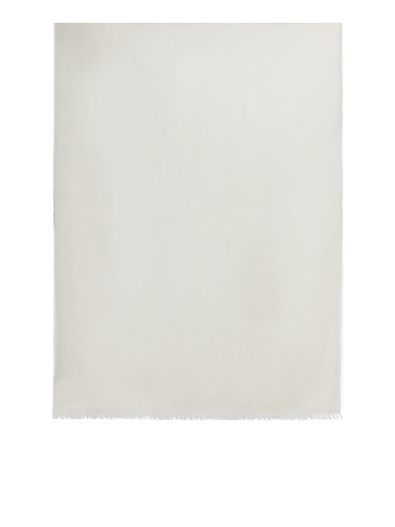 Max Mara Max Mara Women Vetusta Wool And Silk Scarf With Jacquard Logo
