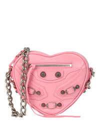 Balenciaga Womens Mini Cagole Heart Bag