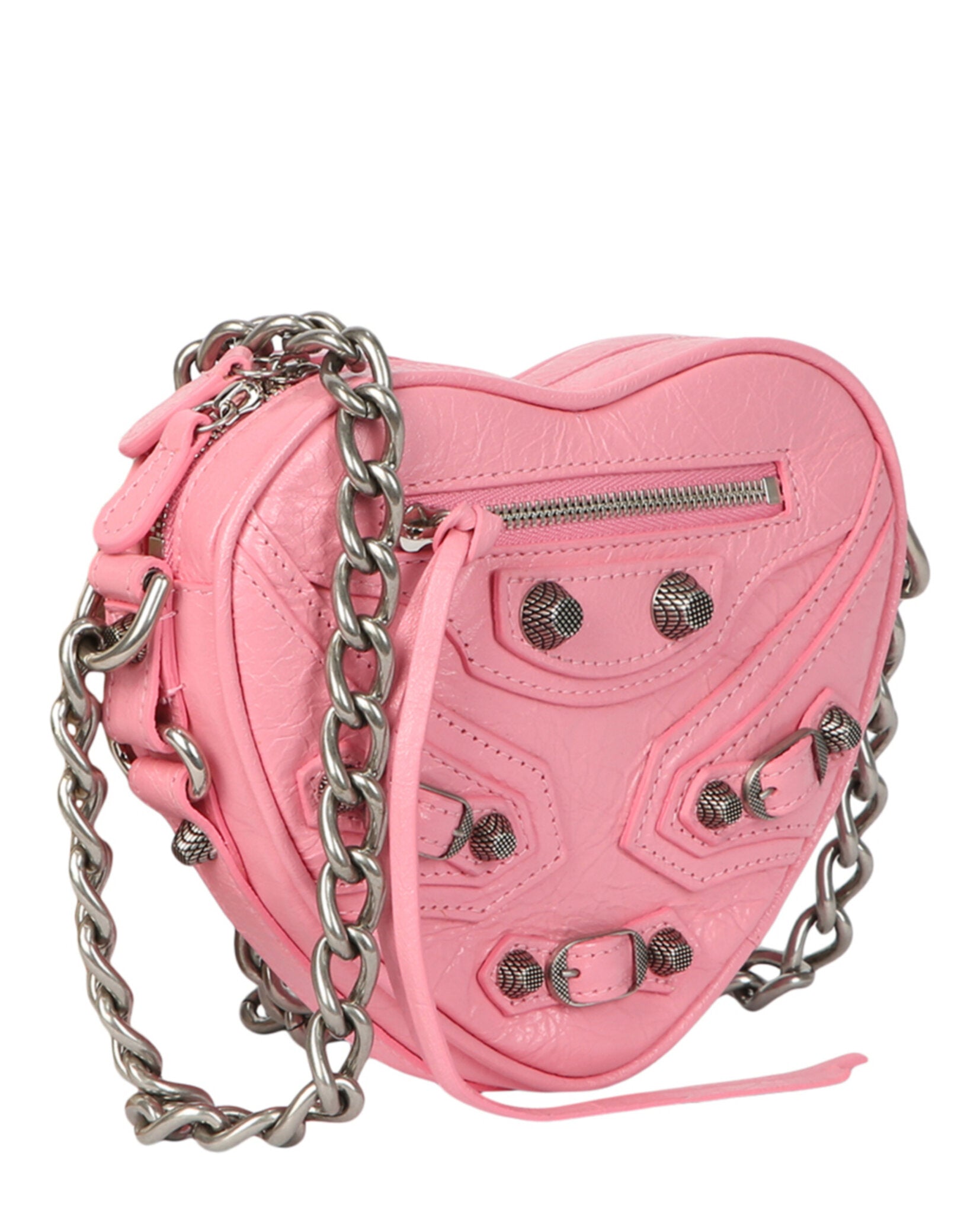 Balenciaga Womens Mini Cagole Heart Bag