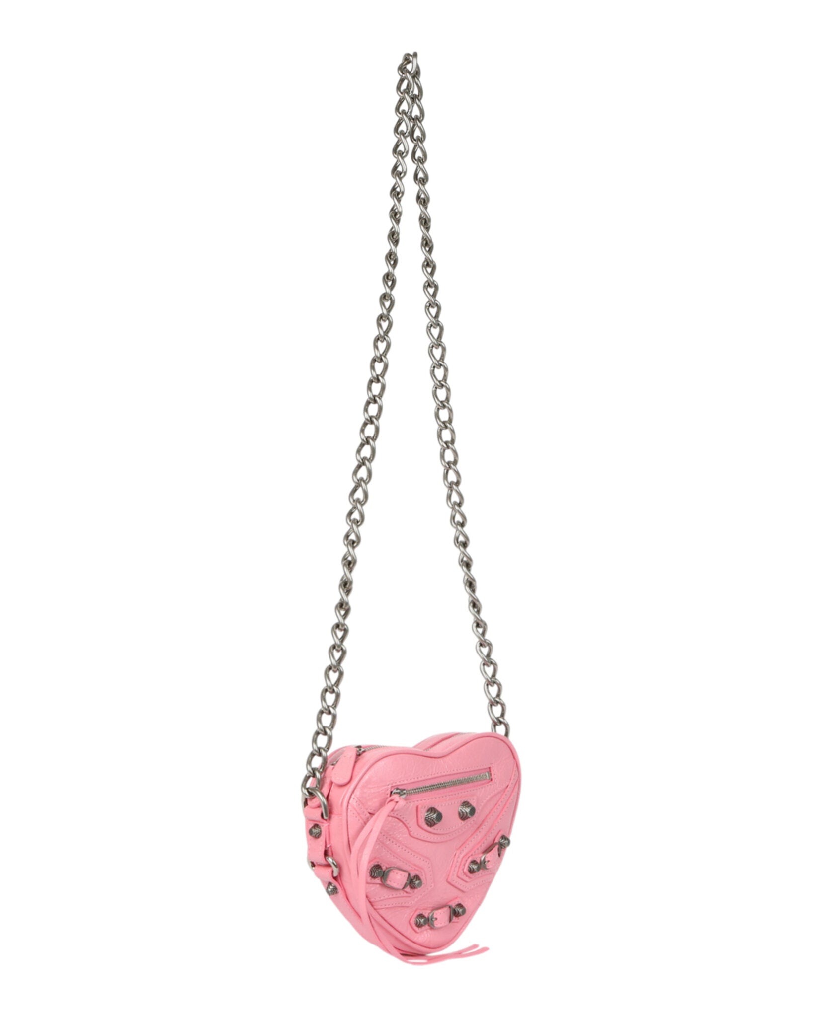 Balenciaga Womens Mini Cagole Heart Bag