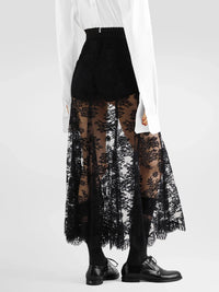 Dolce & Gabbana Women Chantilly Lace Skirt