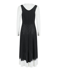 Balenciaga Balenciaga Womens Trompe L'oeil Slip Dress