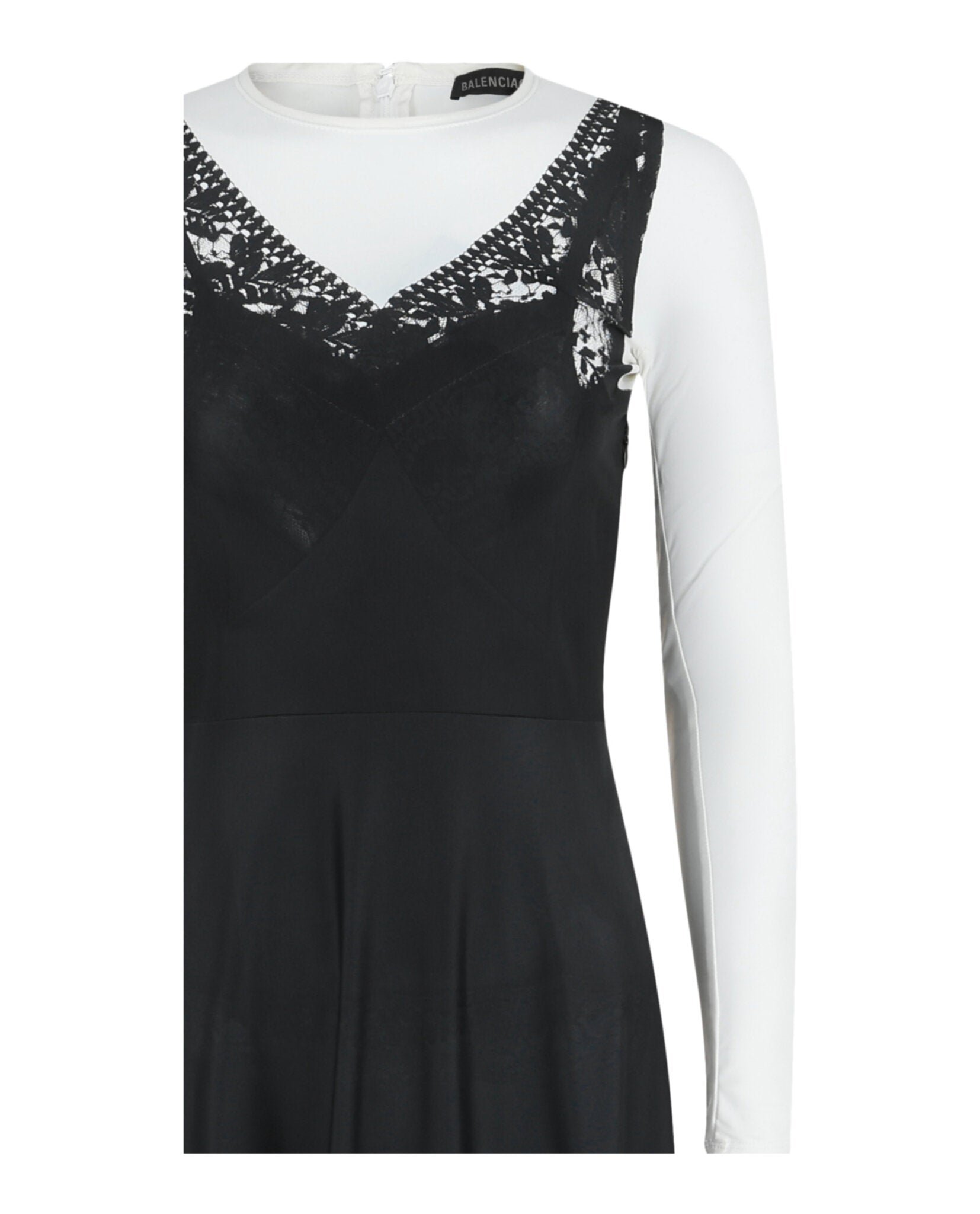 Balenciaga Balenciaga Womens Trompe L'oeil Slip Dress