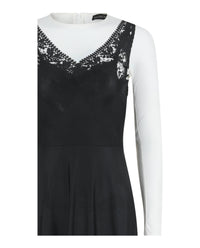 Balenciaga Balenciaga Womens Trompe L'oeil Slip Dress
