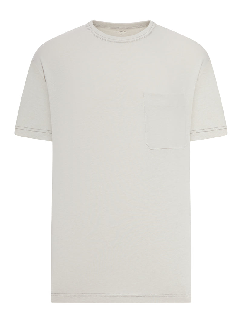 Lemaire Men Short-Sleeved Boxy T-Shirt In Heavy Jersey