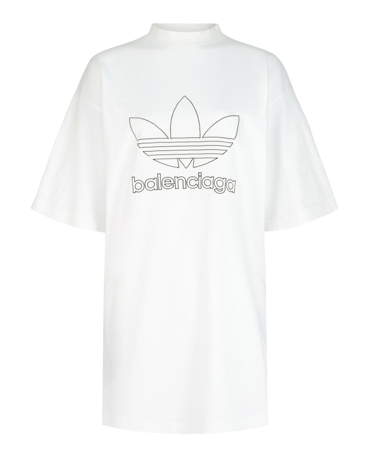 Balenciaga Womens x Adidas Logo T-Shirt